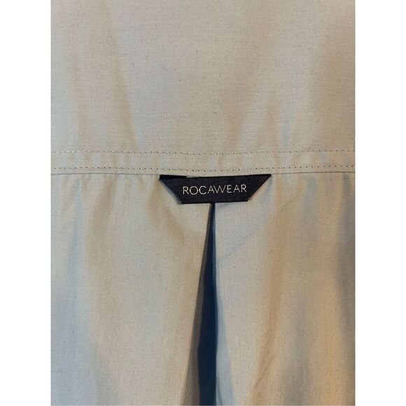 ROCAWEAR Men's Button Front Shirt size Medium Sky Blue Long Sleeve nwt (4910) - Picture 6 of 6